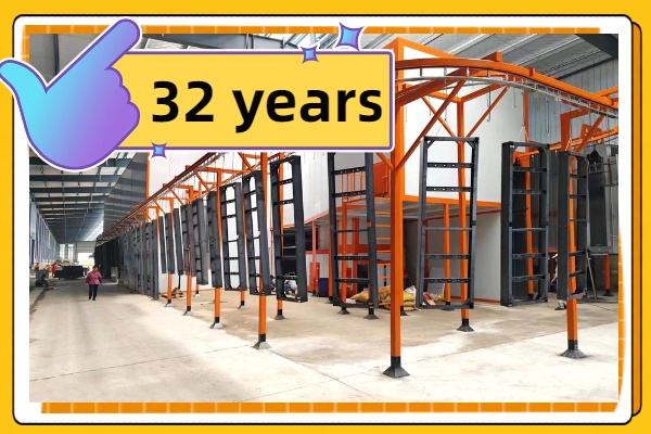 Advantages and characteristics of powder coating line